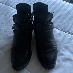 Black Ankle Boots Size 9